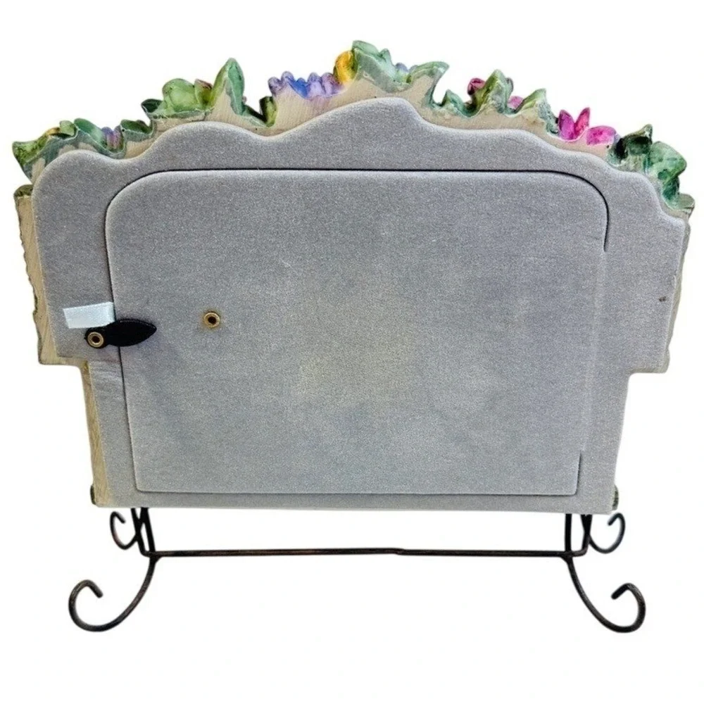 Burton Picture Frame Garden Bench Floral Home Decor Multicolor‎ 4x6 Gift